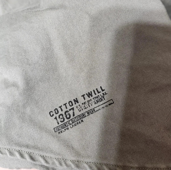 Lauren Ralph Lauren Vintage Y2K Cotton Twill Authentic Outdoor Utility Shirt - Picture 8 of 12